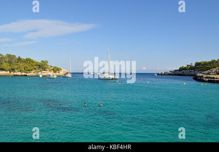 Playa S'Amarador auf Mallorca Balearen Insel in Spanien Stockfoto