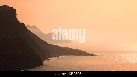 Westküste von Gran Canaria, Kanarische Inseln, Spanien. Stockfoto