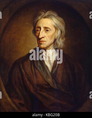 JOHN LOCKE (1632-1704), englischer Philosoph im Jahre 1697 gemalt von Godfrey Kneller Stockfoto