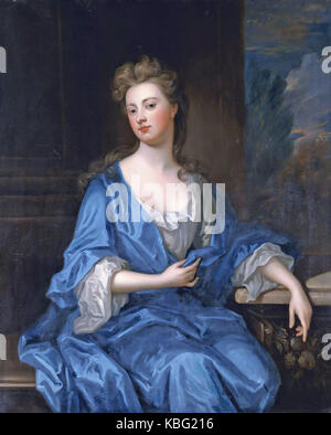 SARAH CHURCHILL, Herzogin von Marlborough (1660-1744) vermutlich von Godfrey Kneller gemalten Stockfoto