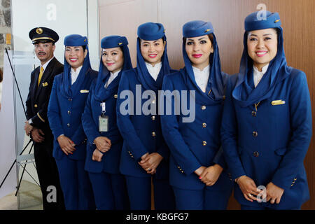 Saudi Arabian Airlines (Saudi) Flüge zwischen Riad und Jeddah nach Mauritius ab September geplant. 14 2017 Stockfoto