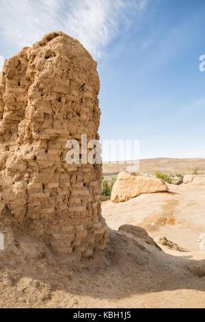 Ruinen der Festung Nur, es wurde von Alexander dem Großen gegründet. Nurata, Usbekistan Stockfoto