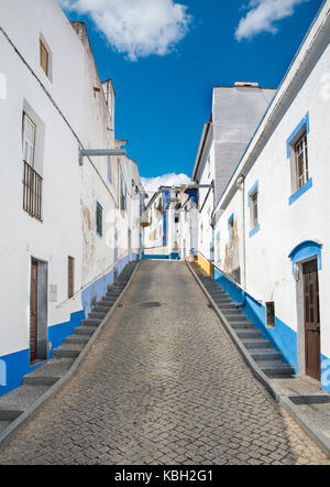 Schönen Straße von Obidos, Portugal. Stockfoto