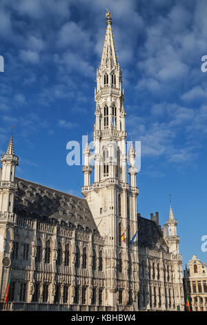 Rathaus der Stadt Brüssel, Belgien. Stockfoto