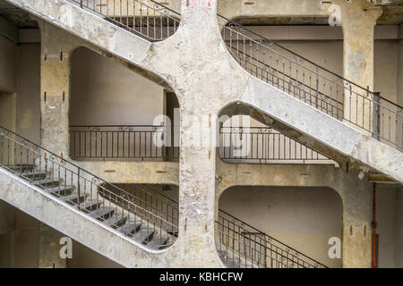 Cour des Voraces, Lyon, Frankreich Stockfoto