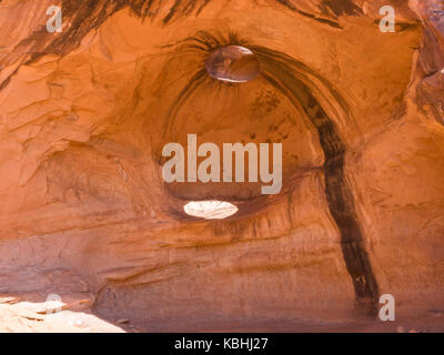 Big Hogan, eingeschränkten Bereich, Monument Valley - Arizona, USA Stockfoto