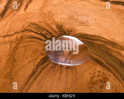 Big Hogan, eingeschränkten Bereich, Monument Valley - Arizona, USA Stockfoto