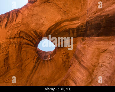 Big Hogan, eingeschränkten Bereich, Monument Valley - Arizona, USA Stockfoto