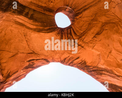 Big Hogan, eingeschränkten Bereich, Monument Valley - Arizona, USA Stockfoto