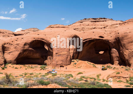 Big Hogan, eingeschränkten Bereich, Monument Valley - Arizona, USA Stockfoto