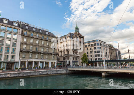 Straße in Genf Stockfoto