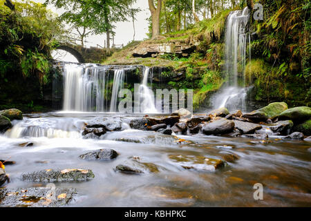 Lumb fällt in der Nähe von Halifax, Yorkshire, England, Großbritannien Stockfoto