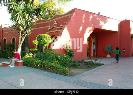 Coyoacan, Mexiko-Stadt, Mexiko - 2017: Museo Nacional de las Culturas Populares (Nationalmuseum der Volkskultur). Stockfoto