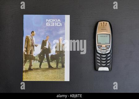 Altes Nokia-Handy Stockfoto