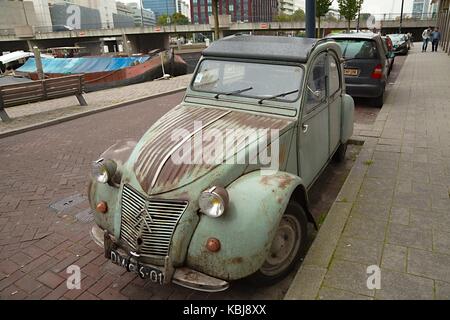 Alten rostigen Classic Citroen Stockfoto