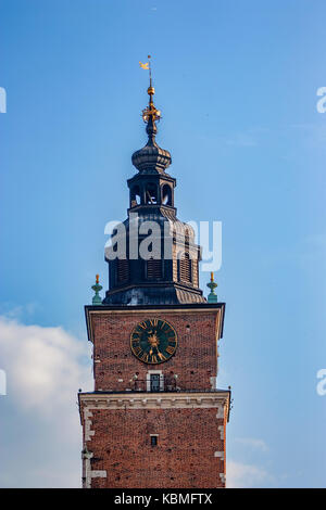 Krakau, Polen - Juni, 2012: Rathaus turm Stockfoto