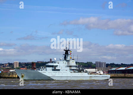 P283, HMS Mersey, Stockfoto