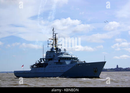 P283, HMS Mersey, Stockfoto