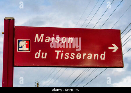 Donchery (Frankreich, Ardennen), Maison du Tisserand Stockfoto