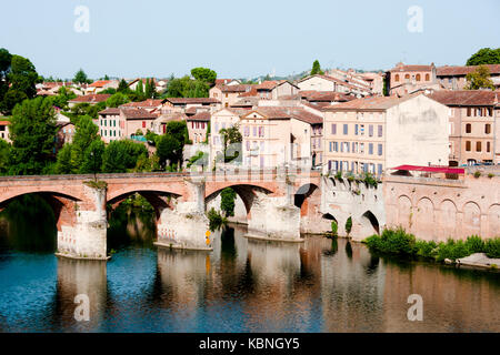 Alte Brücke - Albi - Frankreich Stockfoto