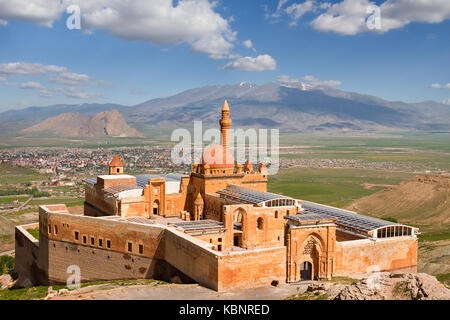 Blick über die ishak Pasha Palace in Dogubeyazit, Türkei. Stockfoto