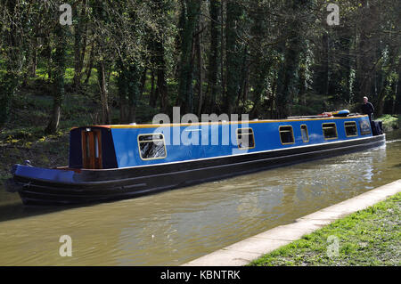 15-04 auf dem Kennet und Avon Kanal. Stockfoto