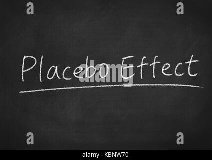 Placebo Effekt Stockfoto