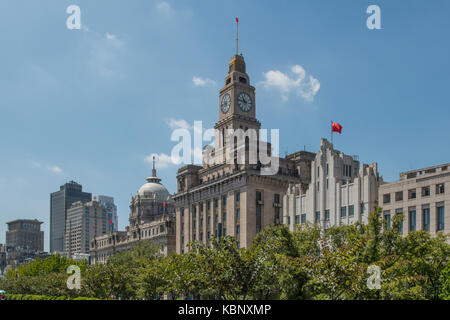 Customs House, The Bund, Shanghai, China Stockfoto