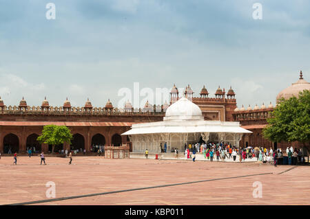 Marmor Moschee von Salim chishti in Fatehpur Sikri Stockfoto