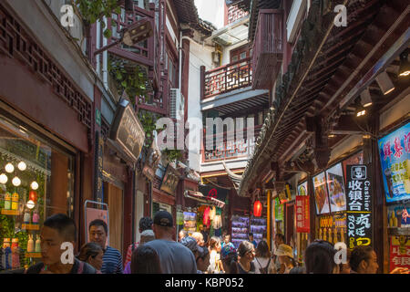 Basar in Yuyuan, Shanghai, China Stockfoto