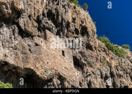 Dorf Cotignac Provence Verte Provence/Alpes Cote D'Azur, Var Frankreich (83), Stockfoto