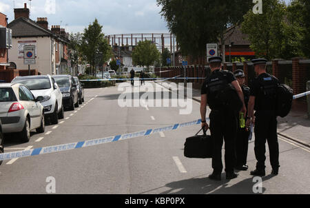 Southampton, Hampshire Dienstag, 19. September 2017 ein Mord wurde ins Leben gerufen, nachdem ein Mann in einem nächtlichen Vorfall in Southampton Street getötet wurde. Stockfoto