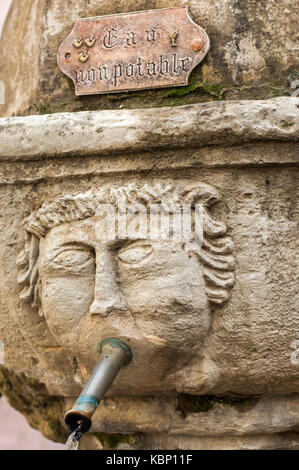 Fontaine de Correns Var Provence Frankreich 83 Stockfoto