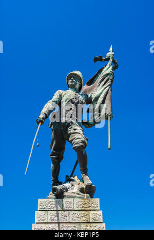 Statut du Légionnaire saïdéen Bonifacio Corse du Sud Frankreich 2A Stockfoto