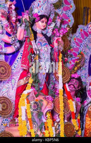 Göttin Durga Bild in Ansicht schließen Stockfoto