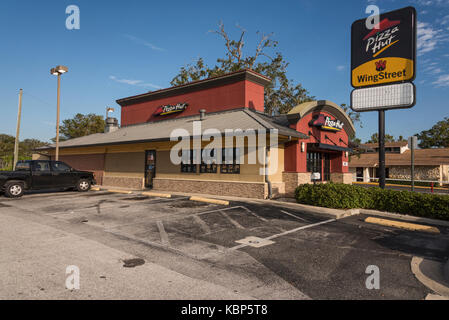 Pizza Hut in Leesburg, Florida USA Stockfoto