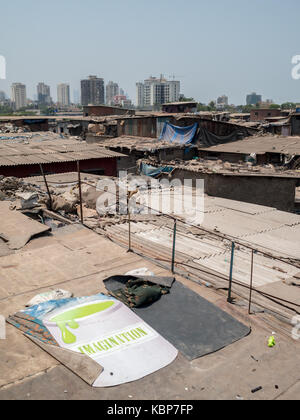 Dharavi Armenviertel, Mumbai Stockfoto
