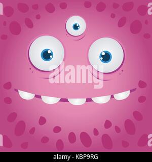 Cartoon-Ausdruck-monster Stock Vektor