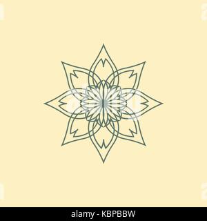 Luxus-Logo, Lotus logo Vector Illustration Stock Vektor