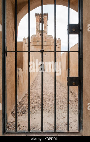 Torre de la Atalaya o de Espantaperros. Badajoz, Ciudad. Der Extremadura. España Stockfoto