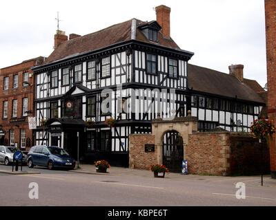 The Haunted 16. Jahrhundert Tudor House Hotel, Stroud, Gloucestershire, Vereinigtes Königreich Stockfoto