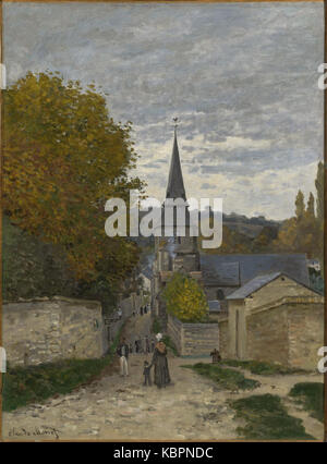 Claude Monet Straße in Sainte Adresse (1867) Stockfoto