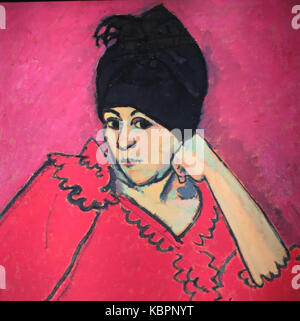 Helene mit dunkel blauen Turban von Alexei von Jawlensky, 1910 Stockfoto