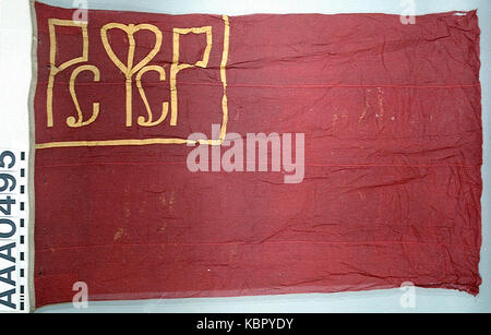 Naval Ensign, der Russischen Sozialistischen Föderativen Sowjetrepublik RMG RP 18 14. Stockfoto