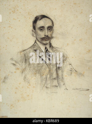 Ramon Casas MNAC Joan Ventosa 027600 D 006590 Stockfoto