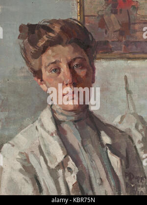 Deppe Selbstportrait Stockfoto