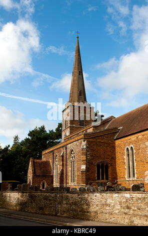 St. Bartholomä, grünen Norton, Northamptonshire, England, Großbritannien Stockfoto