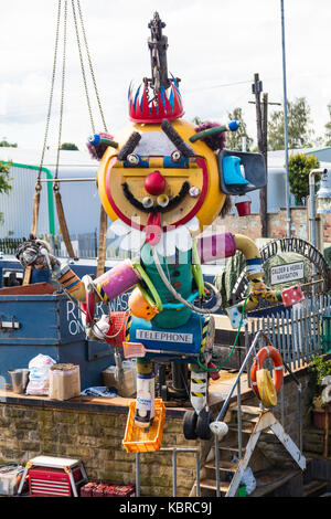 Wakefield wharf Abbildung Stockfoto