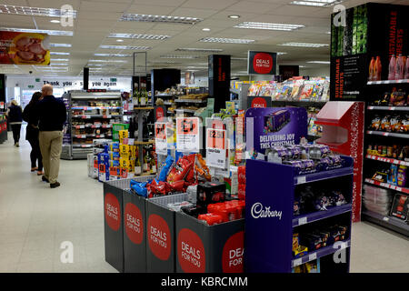 Co-op-Supermarkt in Mortimer Street in Herne Bay Stadt Kent uk september 2017 Stockfoto