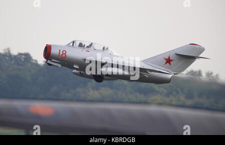 - Mikoyan Gurevich MiG-15 UTI Stockfoto